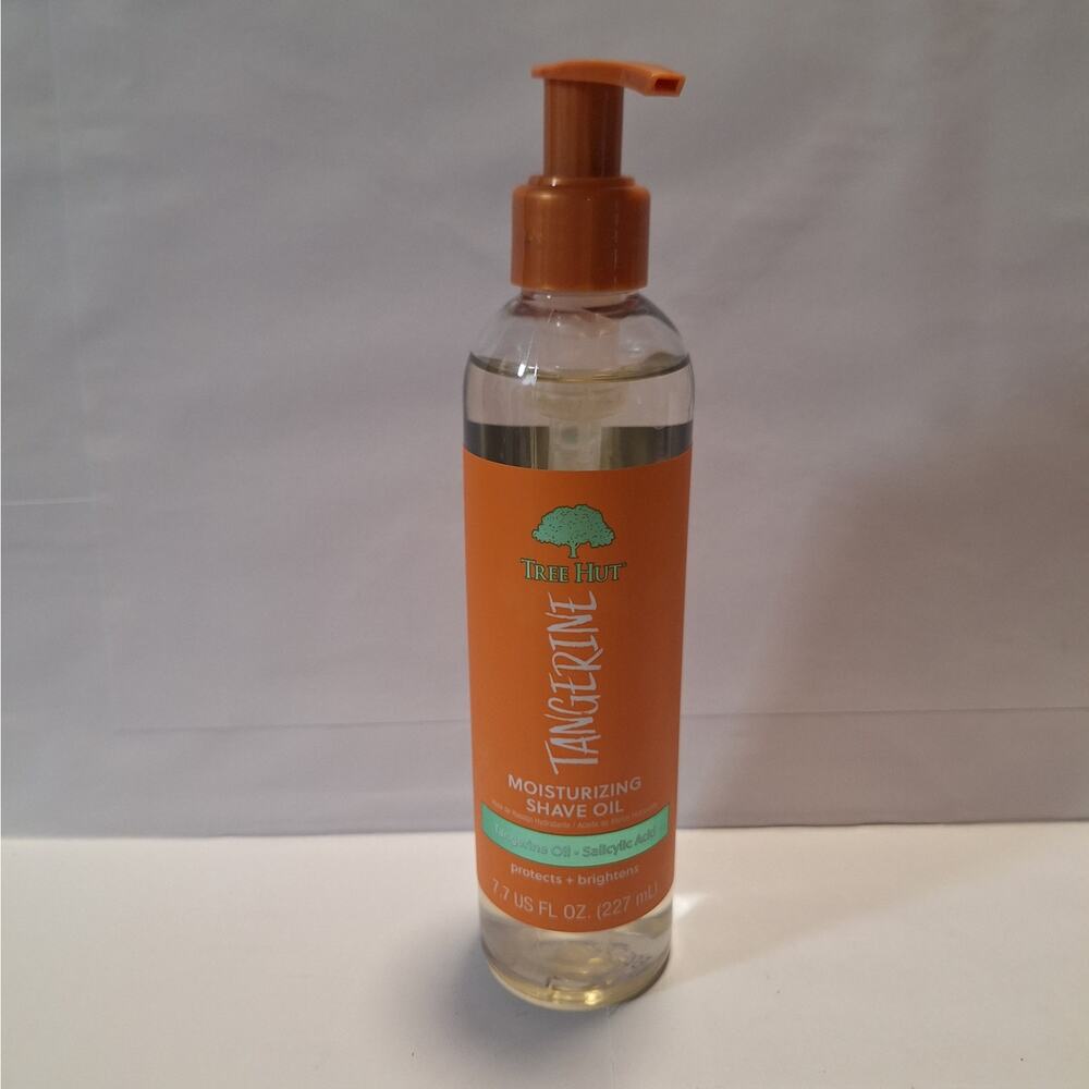 Tree Hut Tangerine Moisturizing Shave Oil with Salicylic Acid 7.7oz  NWT